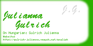 julianna gulrich business card